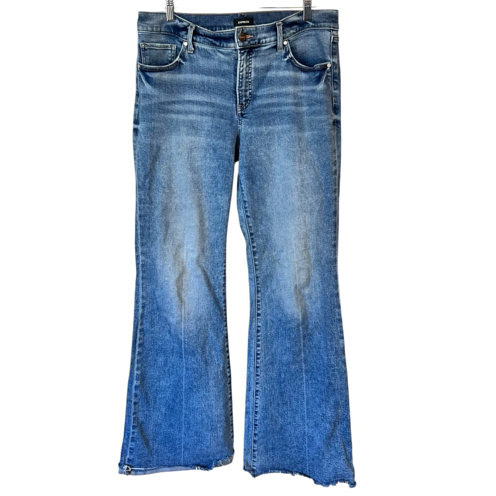 Express 70’s Mid Rise Flare Jeans